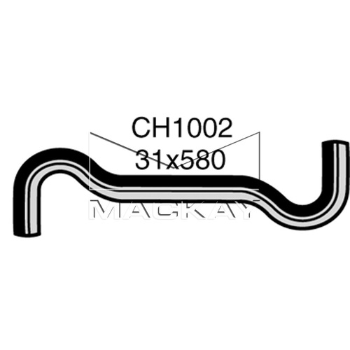 Mackay Radiator Upper Hose CH1002