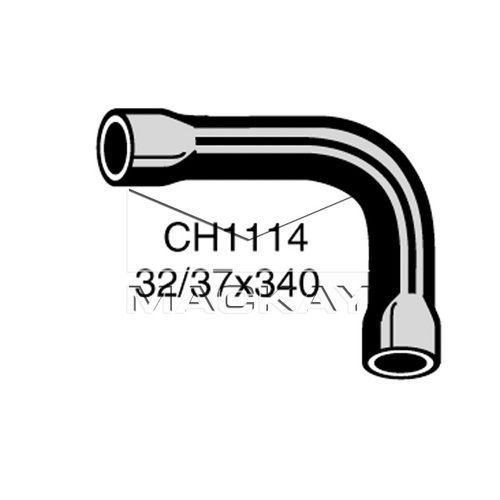 Mackay Radiator Lower Hose CH1114