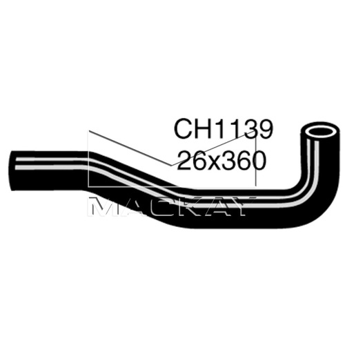 Mackay Top Radiator Hose CH1139