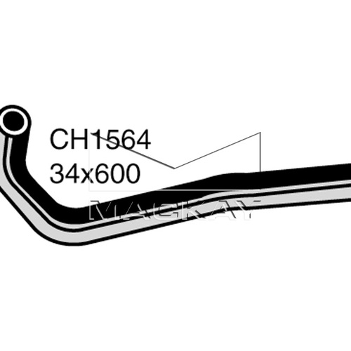 Mackay Radiator Upper Hose CH1564