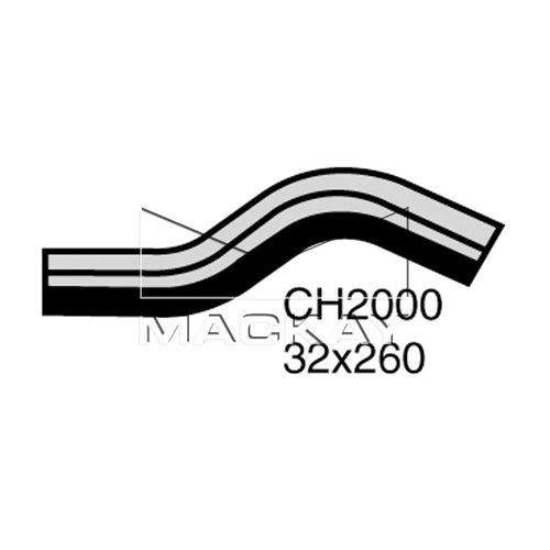 Mackay Top Radiator Hose * CH2000