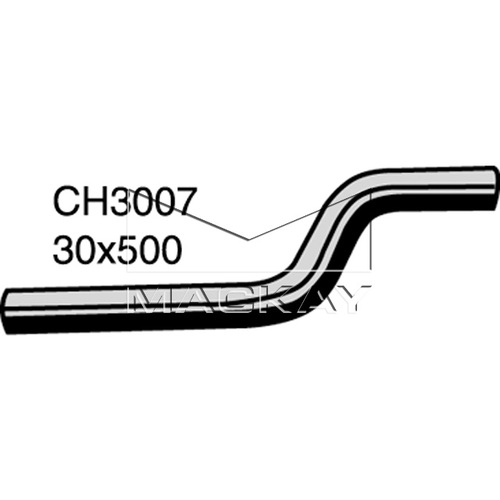 Mackay Radiator Upper Hose CH3007