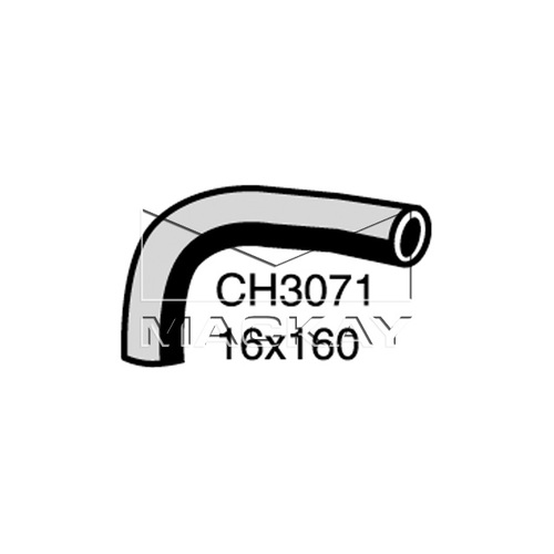 Mackay Engine By Pass Hose CH3071 suits TOYOTA HILUX LN106R 2.8L I4 DIESEL Manual & Auto
