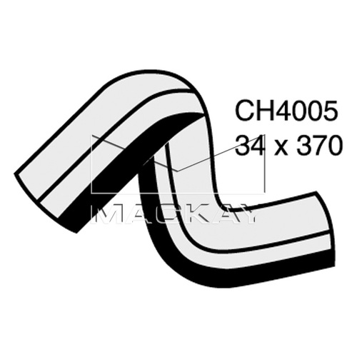 Mackay Top Radiator Hose CH4005
