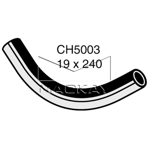 Mackay Top Radiator Hose Left Hand Side Carburettor Model* CH5003