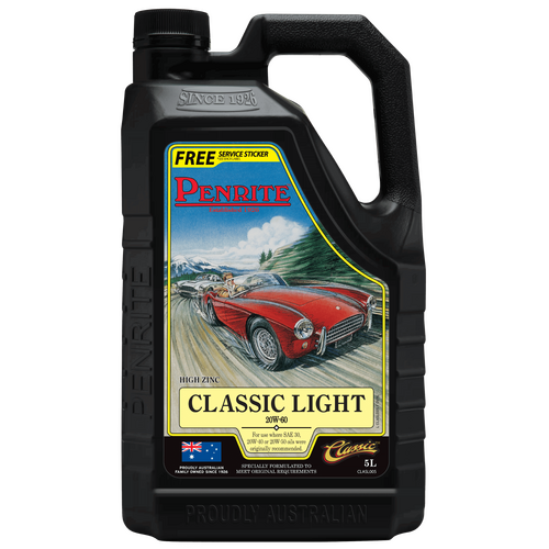 Penrite Classic Light Mineral Engine Oil 20W60 5L CLASL005