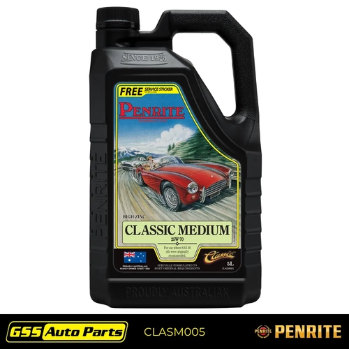 Penrite Classic Medium Engine Oil 5L CLASM005