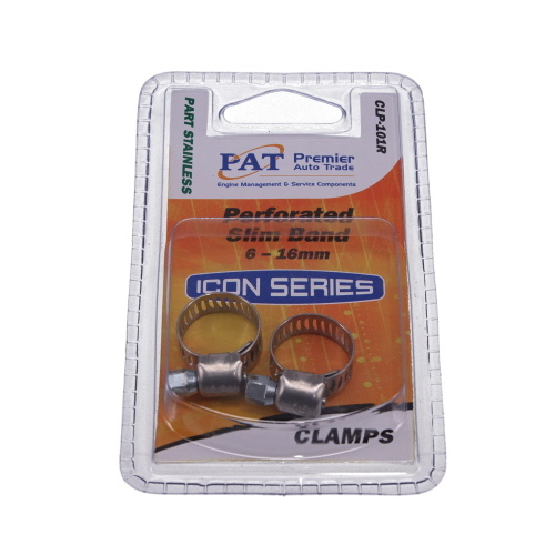 Hose Clamp 6mm-16mm 2pk CLP-101R 298484