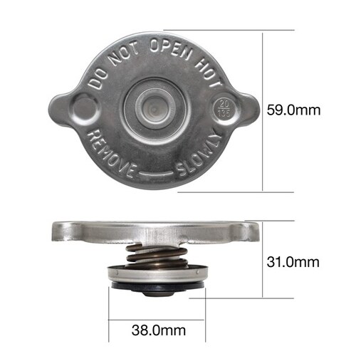 Tridon Non Recovery Radiator Cap CN1390