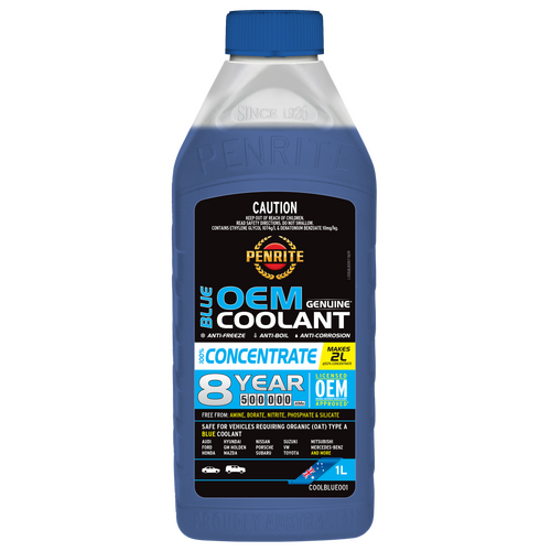 Penrite Blue OEM Coolant Concentrate 1L COOLBLUE001