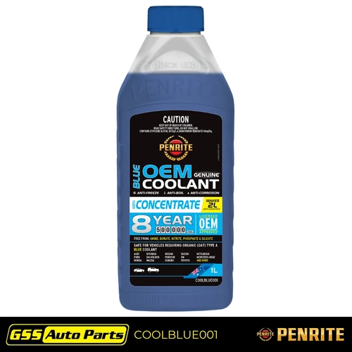 Penrite 8 Year 450000 Km Blue OEM Coolant 1L COOLBLUE001