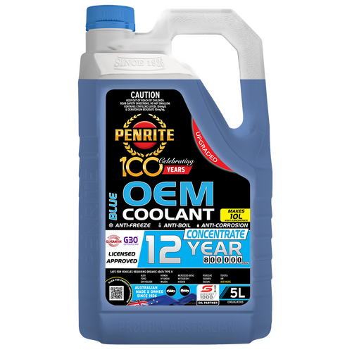 Penrite 8 Year 450000 Km Blue OEM Coolant 5L COOLBLUE005