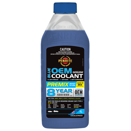 Penrite Blue OEM Coolant Premix 1L COOLBLUEPMX001