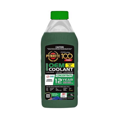 Penrite Green OEM Coolant Concentrate 12 Year 800,000km 1L COOLGREEN001