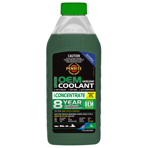 PENRITE  Green Oem Concentrate Coolant 8 Year/500k  1L  COOLGREEN001  