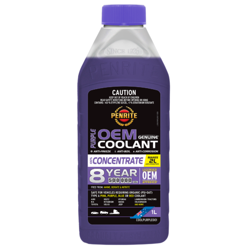 Penrite Purple Oem Concentrate Coolant 8 Yr/500k  1l  COOLPURPLE001 