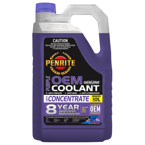 Penrite Purple Oem Concentrate Coolant 8 Yr/500k  5l  COOLPURPLE005 