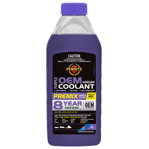 Penrite Purple OEM Coolant Pre-Mix 1L COOLPURPLEPMX001