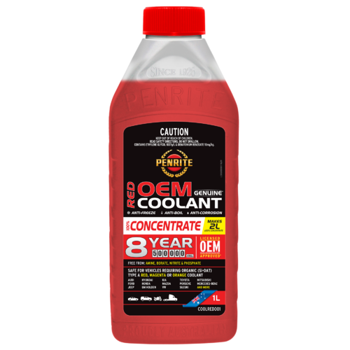 PENRITE  Red Oem Concentrate Coolant 8 Year/500k  1L  COOLRED001  