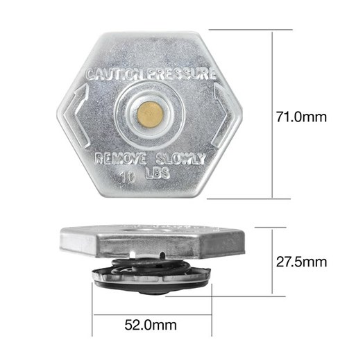 Tridon Non Recovery Radiator Cap CP0750