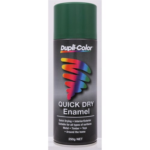 Dupli-Color Quick Dry Enamel Paint Forest Green 250G CQDE15 Aerosol