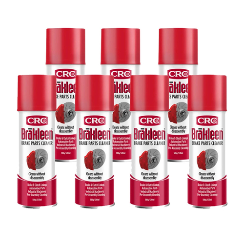 CRC 500g Brakleen Brake Parts Cleaner 6 + 1 Can Bonus Aerosol CRC1752453