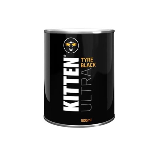 Kitten Ultra Brush On Tyre Black 500Ml 19123