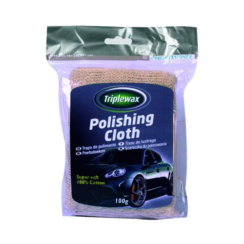 Triplewax Polishing Cloth Cotton 100g CTA036