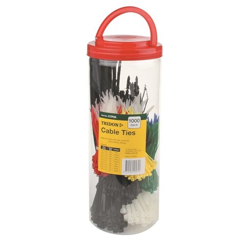 Tridon Cable Tie Combination Pack 1000pc CTP25