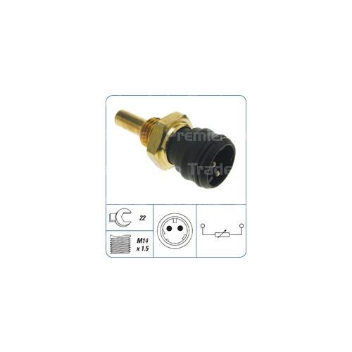 FAE Coolant Temperature Engine Ecu Sensor With Round Plug CTS-040 