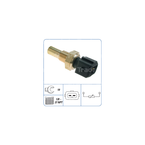 PAT Coolant Temperature Engine Ecu Sensor With Black Rectangular Plug CTS-057