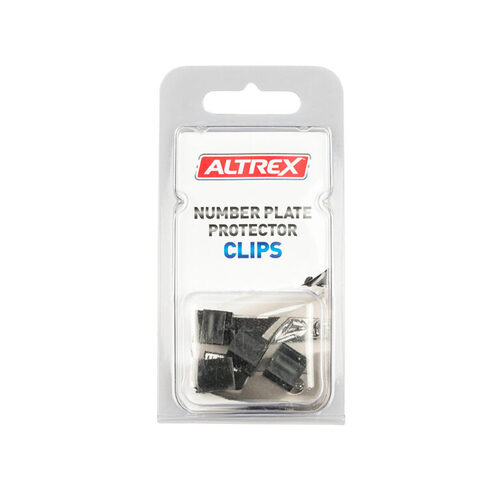 Altrex Number Plate Cover Clips Ultimate Push On Clips Black 4 Pack CU4B