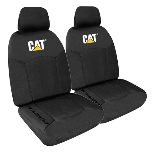 CAT Icon Range Cotton / Poly Canvas Seat Covers Size 30 Black CVCATBLK30