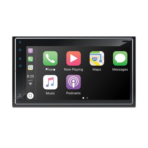 Blaupunkt 6.8 Inch Android Auto And Apple Carplay Mechless Touchscreen Double Din Stereo Head Unit DAKOTA BP800PLAY