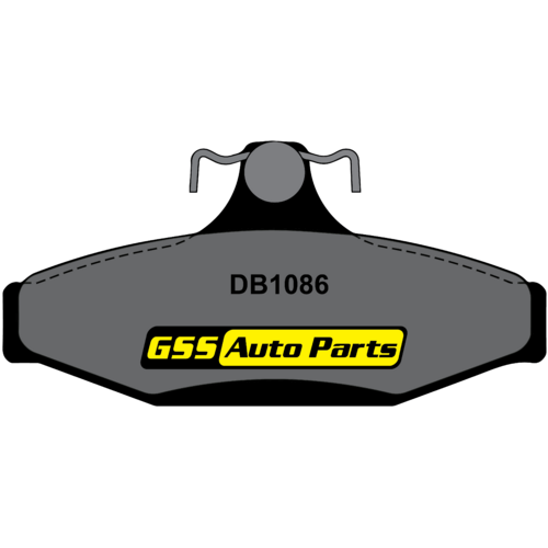 Budget Rear Brake Disc Pads DB1086 DB1086 suits FALCON EF - AU, COMMODORE VB - VS