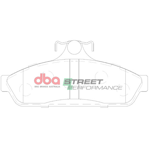 DBA Rear Street Performance Brake Pads DB1086SP DB1086