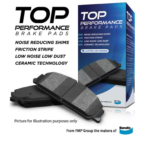 Top Performance Brake Pads from the makers of Bendix Rear Top Performance Brake Pads DB1086TP DB1086 suits FALCON EF - AU, COMMODORE VB - VS