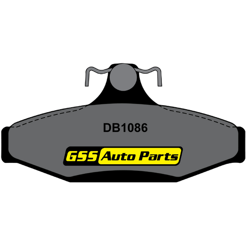 Budget Rear Brake Pads DB1086 suits Holden Commodore VR