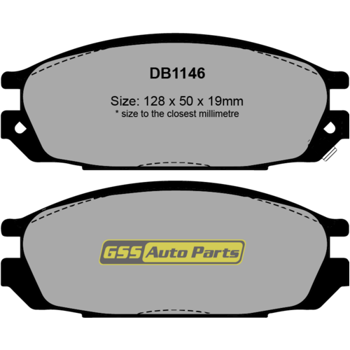 Budget Rear Brake Disc Pads DB1146 DB1146