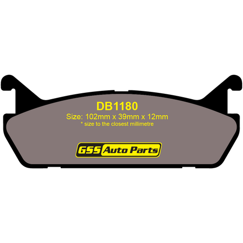 Budget Rear Brake Disc Pads DB1180 DB1180