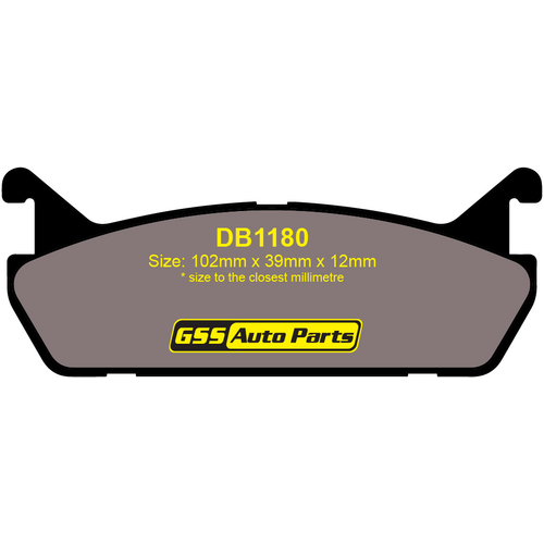 Budget Rear Brake Disc Pads DB1180 DB1180 suits LASER KH, KF, 323 BG