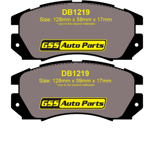 Budget Front Brake Disc Pads DB1219