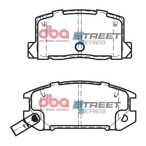 DBA Rear Street Series Brake Pads DB1260SS DB1260