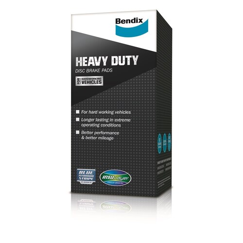 Bendix Rear Heavy Duty Brake Pads DB1451HD DB1451 suits SANTA FE 10/00 on, TERRACAN 3.5L, OPTIMA 2.5L 05/01 on