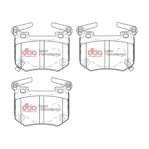 DBA Rear Street Performance Brake Pads DB15004SP
