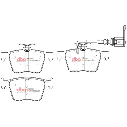 DBA Rear Xtreme Performance Brake Pads