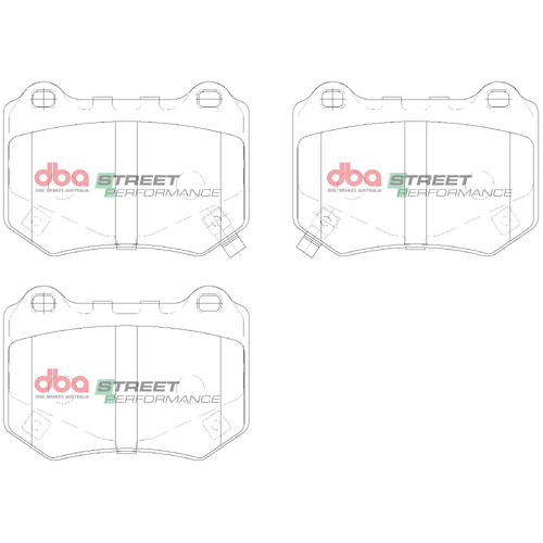DBA Rear Street Performance Brake Pads DB15007SP