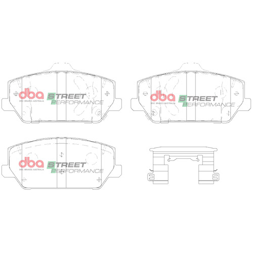 DBA Front Street Performance Brake Pads DB15012SP