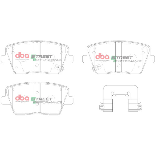 DBA Rear Street Performance Brake Pads DB15013SP