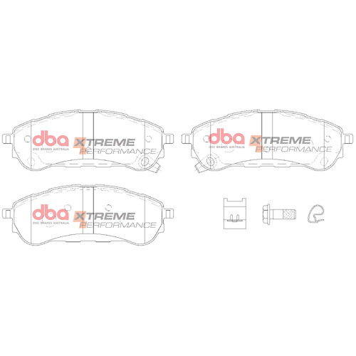 DBA Rear Xtreme Performance Brake Pads